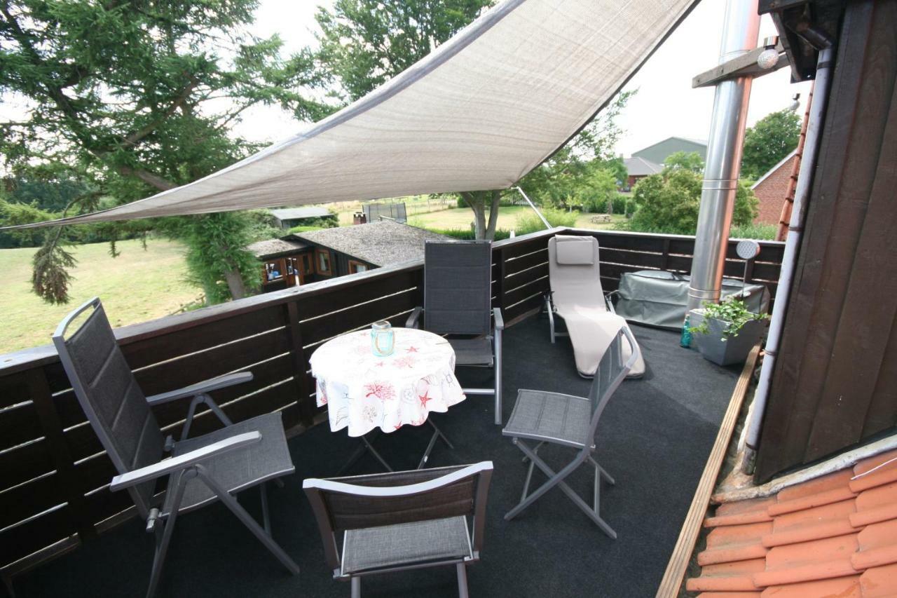 Ferienwohnung De schöne Utsicht Langholz Exterior foto